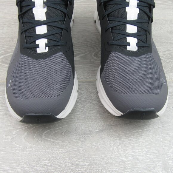 ON Cloudrunner Athletic Running Shoes Mens Size 12.5 Black White NEW #46.99017 - Picture 5 of 16